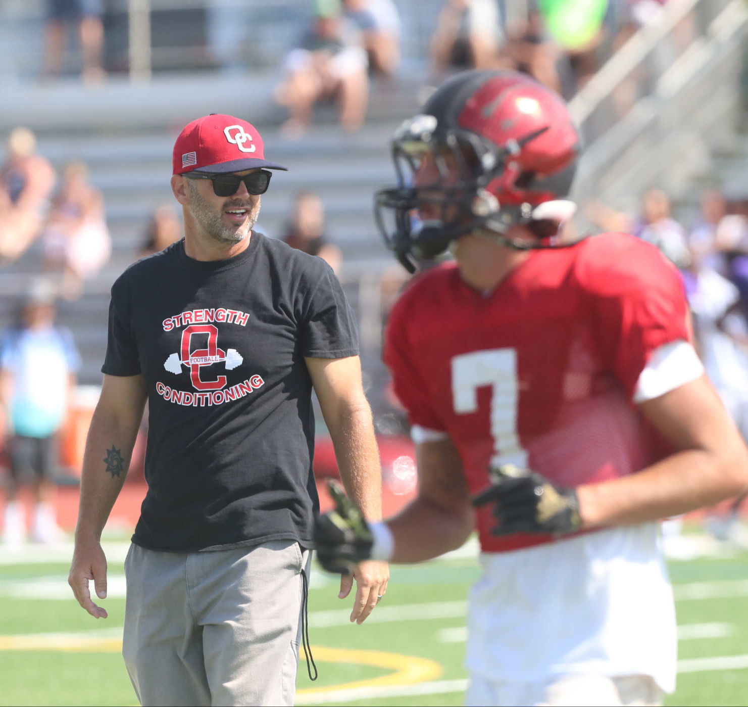 Ocean City Football scrimmage